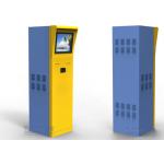 Weatherproof Payment And Parking Ticketing Half Outdoor Kiosk Floor Standing for sale