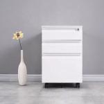 Assembled Structure A4 File 3 Drawer Mobile Pedestal for sale