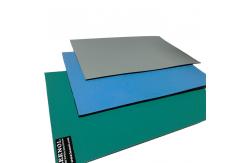 China 100cm X 90cm Green Rubber Mat , ESD Table Mat For Electronic Assembly supplier