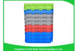 China 60 Litre Plastic Attached Lid Containers / Lidded Plastic Storage Box supplier