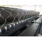 Galvanized Wire Mesh Gabion Machine 120X150mm With Automatic Oil System