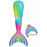 Durable Ultra - Shiny Mermaid Tail For Swimming With Monofin Swimsuit For Kids for sale