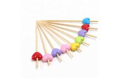 China Knotted Bamboo Fruit Skewers Disposable Anti Corrosive supplier