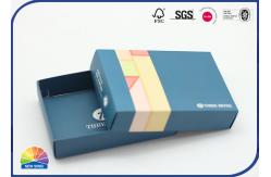 China Lid And Base 2 Piece Folding Paper Box Customized CMYK Printing supplier