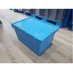 Logistics Movable Plastic Attached Lid Containers Customized Logo
