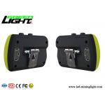 18000lux LED Miners Cap Lamp 6800mA ABS Material Warning Function USB Charging