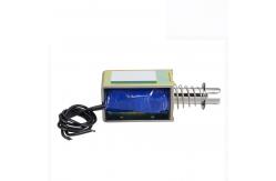 China Open Frame Linear Motion Push Pull Solenoid Electromagnet DC12V 24V supplier