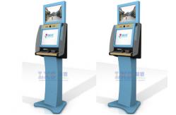 China Vertical Movie Ticketing Kiosk Machine 19 Inch Screen Multimedia Kiosks supplier