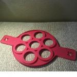 LFGB Custom Pancake Mold Silicone Pink With FDA OEM For Kitchen Cooking for sale