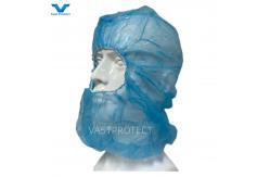 China Disposable Polypropylene Ninja Astronaut Balaclava Cover Head Hood For Space Protection supplier