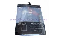 China 60 Mircon OPP PET Poly Hanger Bag With Plastic Hook supplier