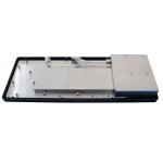Black dustproof industrial backlit illuminated keyboard with touchpad RoHS CE