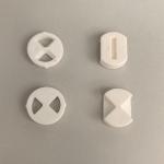 China Custom Size 98% Alumina Al2o3 Ceramic Porous Ceramic Disc For Cartridge Valve Tap for sale