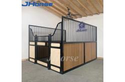 China Modern Show Equine Horse Stall Building Stables For Farm With Feeders And Pine Wood Horse Box supplier