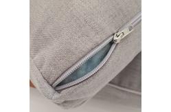 China Orthopedic Foam Linen Polyester Washable Dog Bed Super Thick supplier