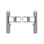 Waist High Pedestrian Swing Gate Stainless Steel Access Control System Brushless Motor for sale