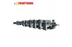 China 250m/Min Pizza Box Carton Making Folder Gluer Machine Microcomputer Operation supplier