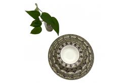 China 6.25 Home Kitchen Melamine Dinnerware Durable Non Toxic With Ripple supplier