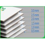 2.5mm 3.0mm Thickness Single Side White Paperboard With Grey Back To Hardcover Book for sale