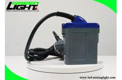 China 15000lux High Brightness LED Miners Cap Lamp 6600mAh Rechargeable Batteries 2A Fast Charge supplier