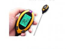 China 4 IN 1 Digital Soil Moisture Meter PH Meter Temperature Sunlight Tester for Garden Farm Lawn Plant with LCD Display supplier