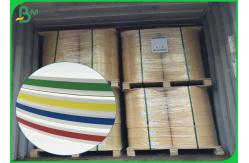 China 60gsm 120gsm Biodegradable Printed Straw Paper For Strip Straws supplier