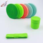 Wide 20mm Foldable Elastic Webbing Band Orange Bias Binding Tape for sale