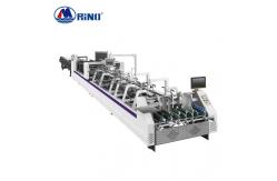 China Crash Lock Bottom Folding Gluing Machine 7000kgs For Paperboard supplier