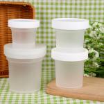 Food Grade Plastic Ice Cream Container With Cover Custom Ice Cream Cup