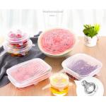 Silicone 6 Sets Bowl Cover Can Stretch Fruit Cling Film Kitchen Gadget Tools for sale