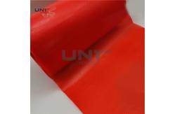 China Red LDPE Hot Melt Embroidery Backing Fabric 152cm Width supplier