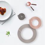 Customised Waterproof Easy To Clean Silicone Placemats And Coasters Silicone Insulation Pad