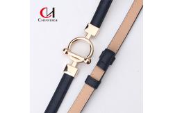 China Fashionable PU Women'S Adjustable Belt with Customized Logo supplier