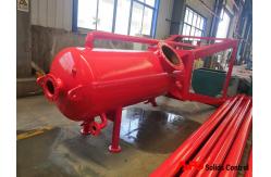 China Drilling Fluid Mud Gas Separator Vertical Poor Boy Degasser H2S Resistant supplier