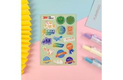 China Three Dimension 3D Puffy Stickers Foamed Leather Puffy Paint Stickers supplier