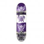 The Heart Supply Bam Margera Dark Light Purple / White Complete Skateboard - 7.75 x 31.5 for sale