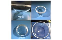 China Single Crystal Al2O3 Sapphire Domes Impact UV Resistance Sapphire Hemisphere Windows supplier