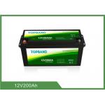 Bluetooth APP 12V 200Ah Lithium Iron Phosphate Battery Customize With Heating Film for sale