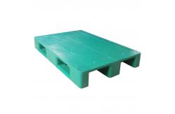 China Single Face HDPE Plastic Pallets Euro Eco Green Plastic Pallet supplier
