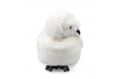 China EN71 Machine Washable Head Rotatable White Owl Plush Toy supplier