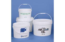 China Heavy Duty Oval Polypropylene PP Recycled Plastic Buckets 6L OEM supplier