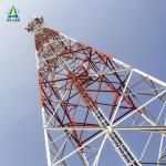Custom Height 4 Legged Angular Lattice Steel Tower For Commercial Complex 5G