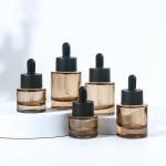 30ml Glass Serum Essential Oil Dropper Bottle Gradient Bottle for sale