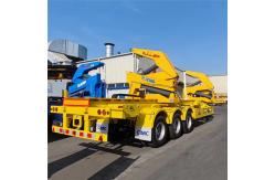China 40ft Steel Container Semi-Trailer Side Loader With Wabco Brake System supplier