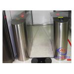 RFID Flap Barrier turnstile security gate with Voice Prompt and alarm function for sale