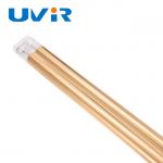 200-10000w Uvir Gold Coating Twin Tube Quartz Lamp Irp Infrared Lamp For Printing Machine for sale