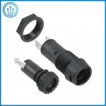 IP40 Shocksafe Slotted Cap Panel Mount Fuse Holder FPG1