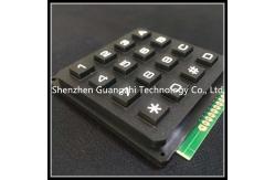 China 4 * 4 Matrix Industrial  Plastic Computer Keyboard 16 Key USB /R232 Interface Connecter supplier