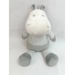 Stuffed Soft Cartoon Animal Hippo Soft Plush Toy For Baby Gifts for sale