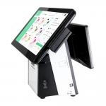 Windows Desktop 300cd/m2 Touch Screen POS Terminal With Printer Retail Epos Systems